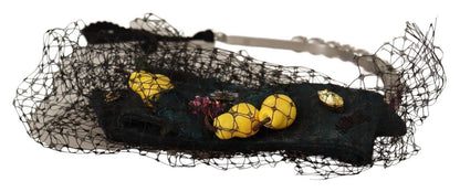 Dolce &amp; Gabbana Encantadora diadema de cristal en tonos joya