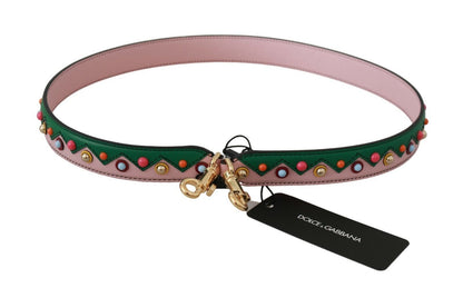 Dolce &amp; Gabbana Elegant Multicolor Leather Shoulder Strap