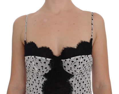 Dolce &amp; Gabbana Elegant Floral Lace Silk Shirt