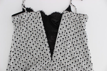 Dolce &amp; Gabbana Elegant Floral Lace Silk Shirt
