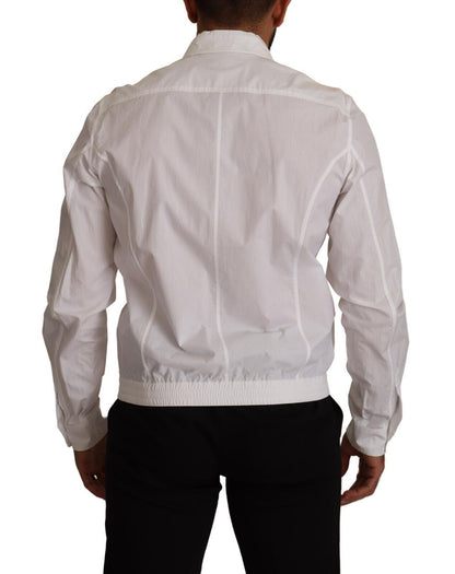 Dolce &amp; Gabbana Elegante Camisa Italiana De Algodón Blanco