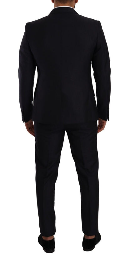 Dolce &amp; Gabbana Traje elegante de hombre de cachemir, seda y lana de corte slim