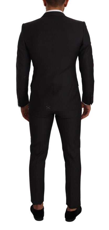 Dolce &amp; Gabbana Elegante traje Martini de lana negro