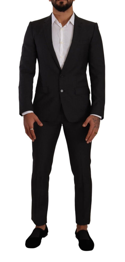 Dolce &amp; Gabbana Elegante traje Martini de lana negro