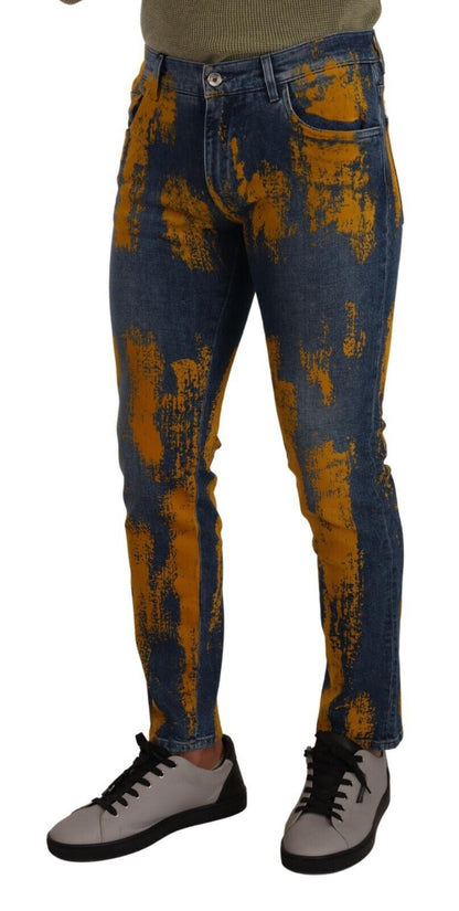 Dolce &amp; Gabbana Vaqueros slim fit en denim elástico