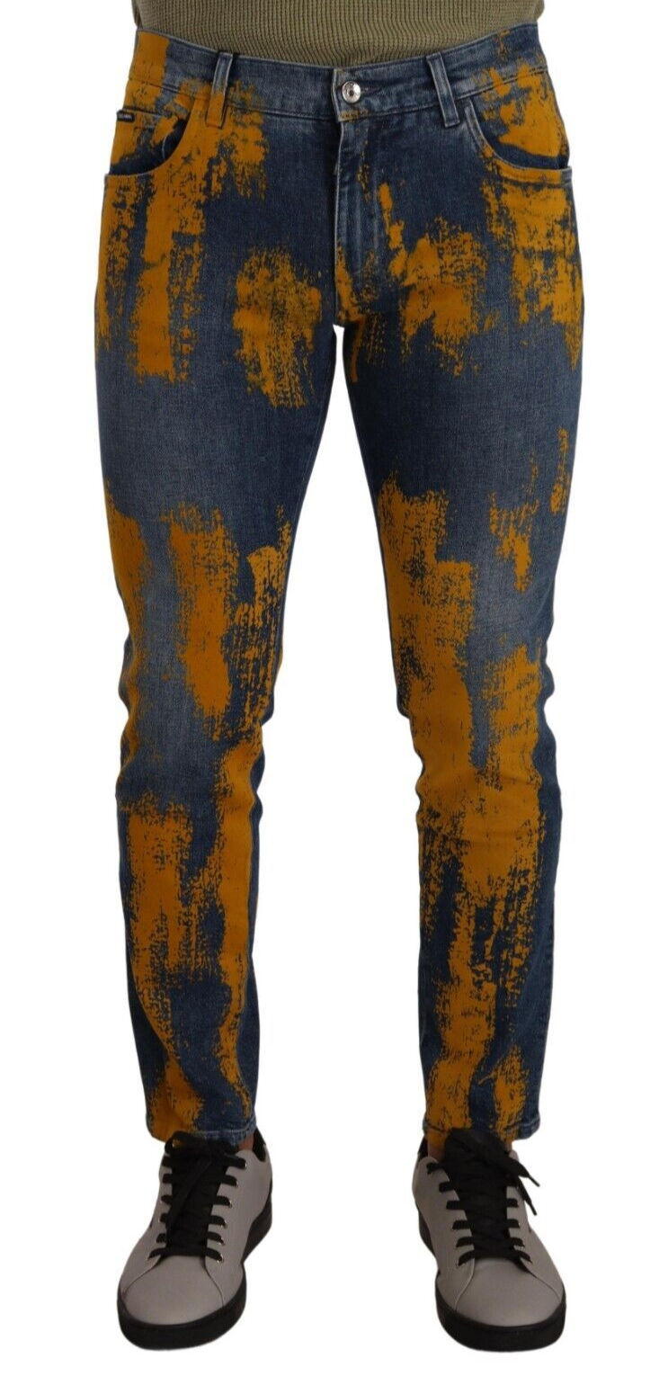 Dolce &amp; Gabbana Vaqueros slim fit en denim elástico