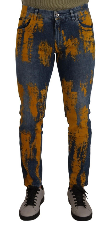 Dolce &amp; Gabbana Vaqueros slim fit en denim elástico