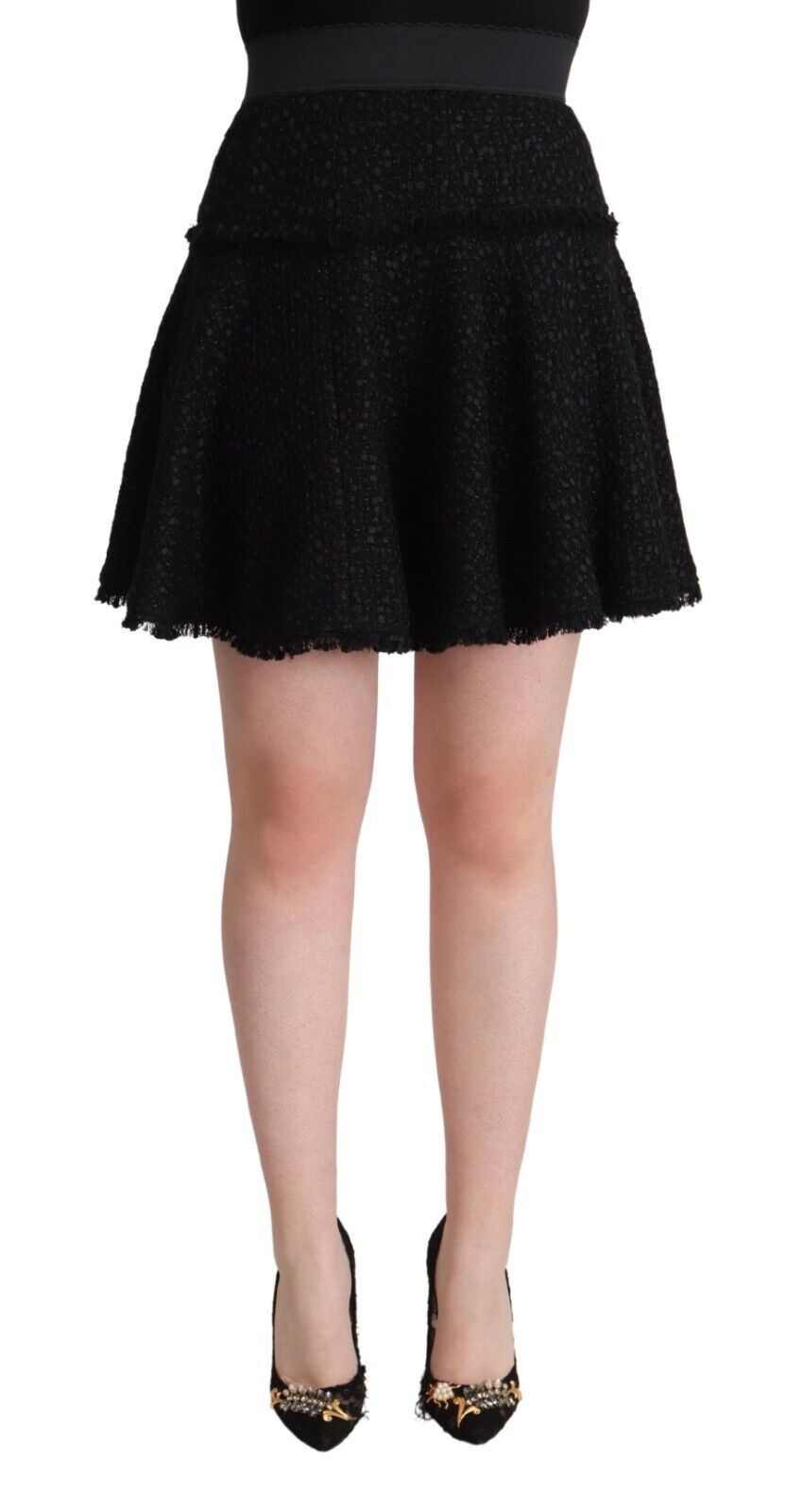 Dolce &amp; Gabbana Minifalda elegante de punto con corte en A
