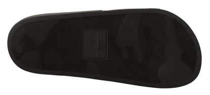Dolce &amp; Gabbana elegantes sandalias de cuero negro para ella