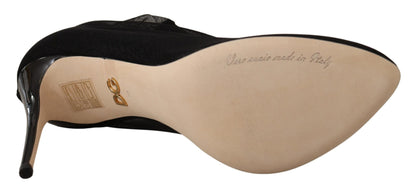 Dolce &amp; Gabbana Zapatos de tacón elegantes tipo calcetín elásticos