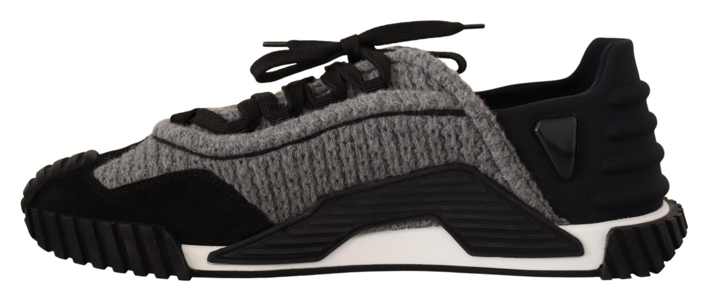 Elegantes zapatillas negras NS1 de Dolce &amp; Gabbana para quienes se preocupan por el estilo