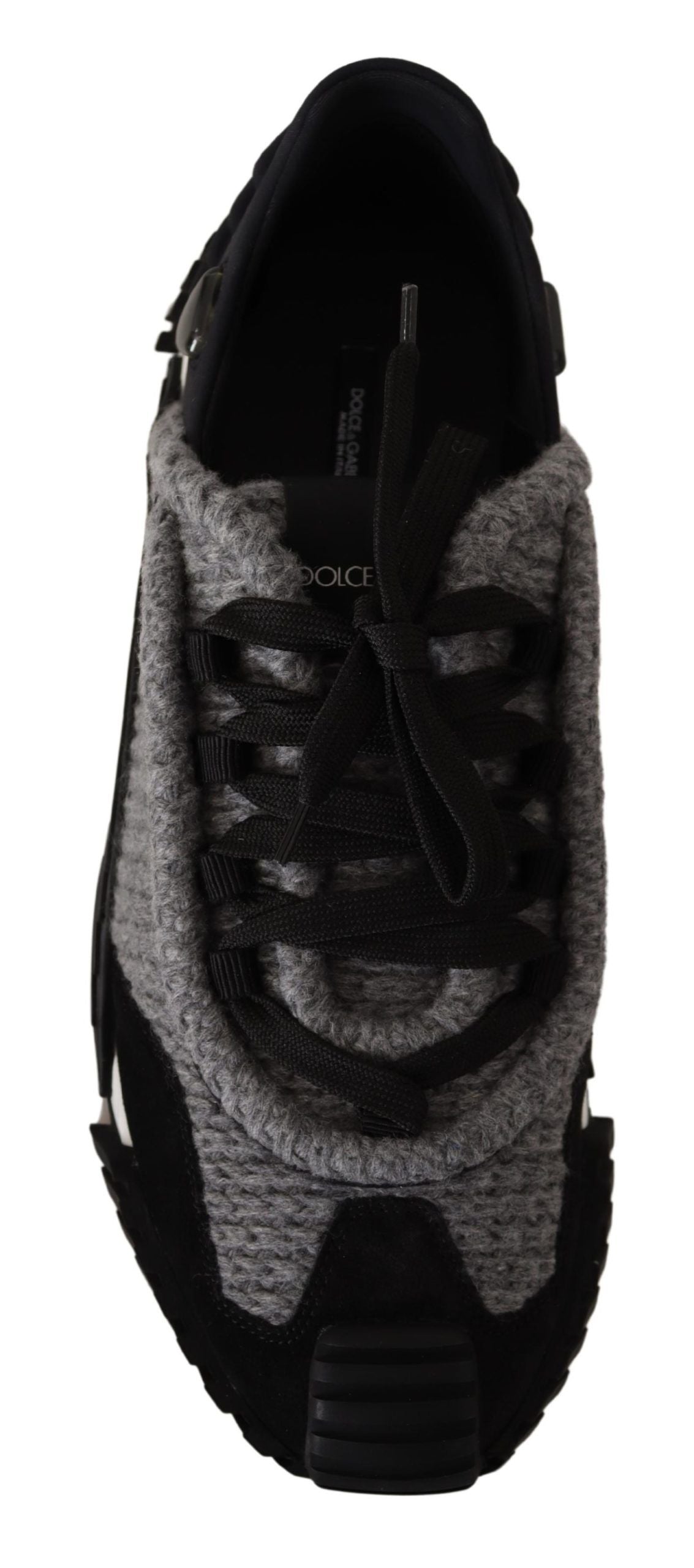 Elegantes zapatillas negras NS1 de Dolce &amp; Gabbana para quienes se preocupan por el estilo
