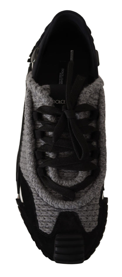 Elegantes zapatillas negras NS1 de Dolce &amp; Gabbana para quienes se preocupan por el estilo