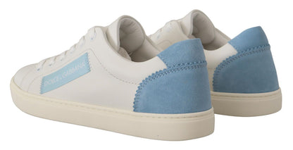 Dolce &amp; Gabbana Exquisitas zapatillas bajas de cuero italiano