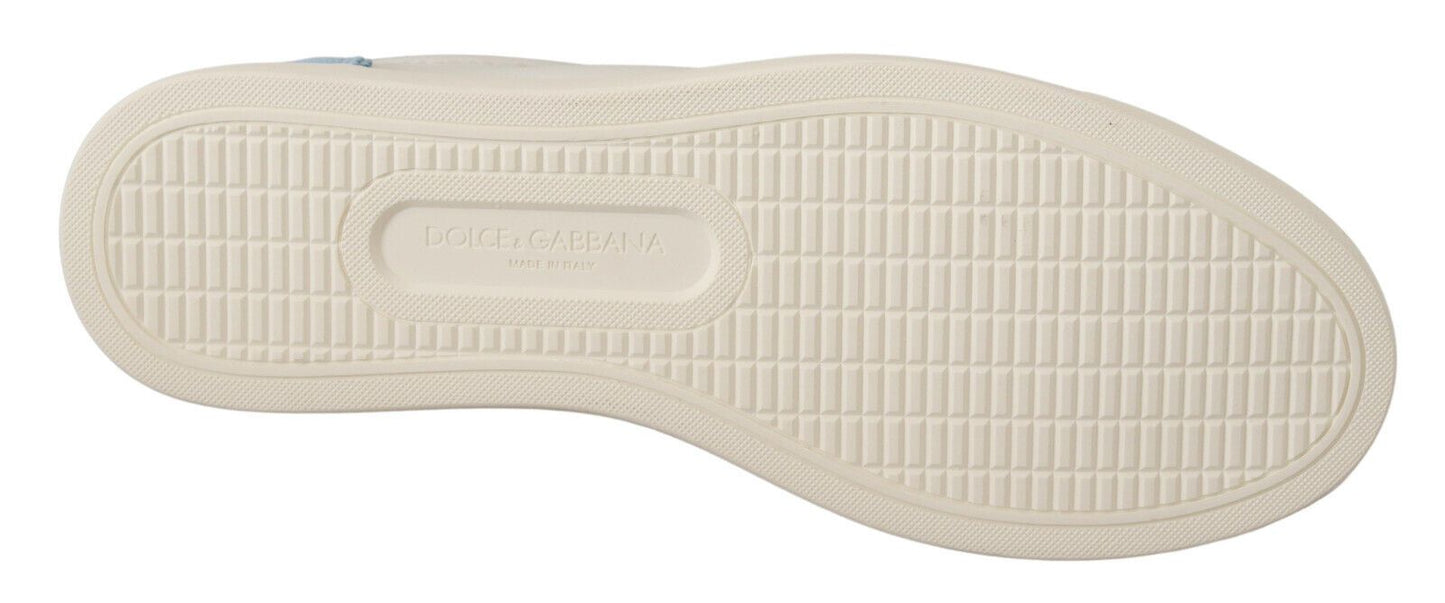 Dolce &amp; Gabbana Exquisitas zapatillas bajas de cuero italiano