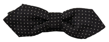 Dolce &amp; Gabbana Exquisite Silk Polka Dot Bow Tie