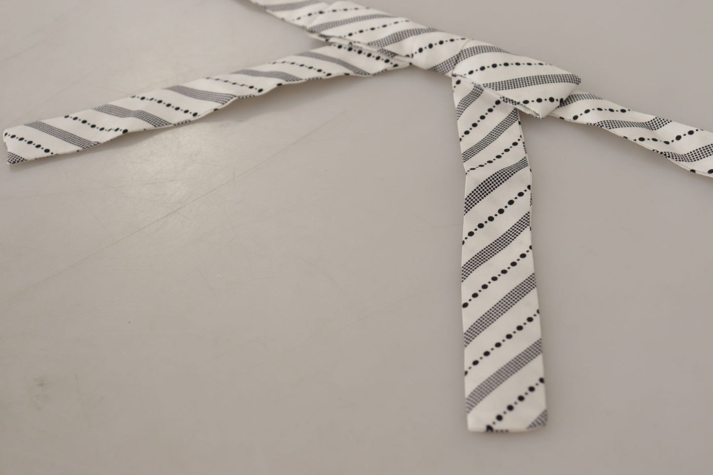 Dolce &amp; Gabbana Chic Polka Dot Silk Bow Tie