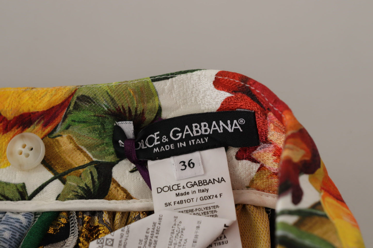 Dolce &amp; Gabbana Falda larga de cintura alta con estampados sicilianos