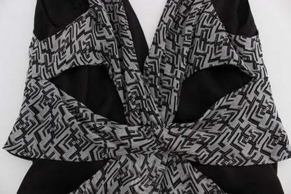 Karl Lagerfeld Elegante blusa de seda con detalle de logo