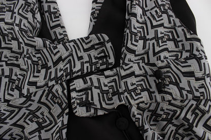 Karl Lagerfeld Elegante blusa de seda con detalle de logo