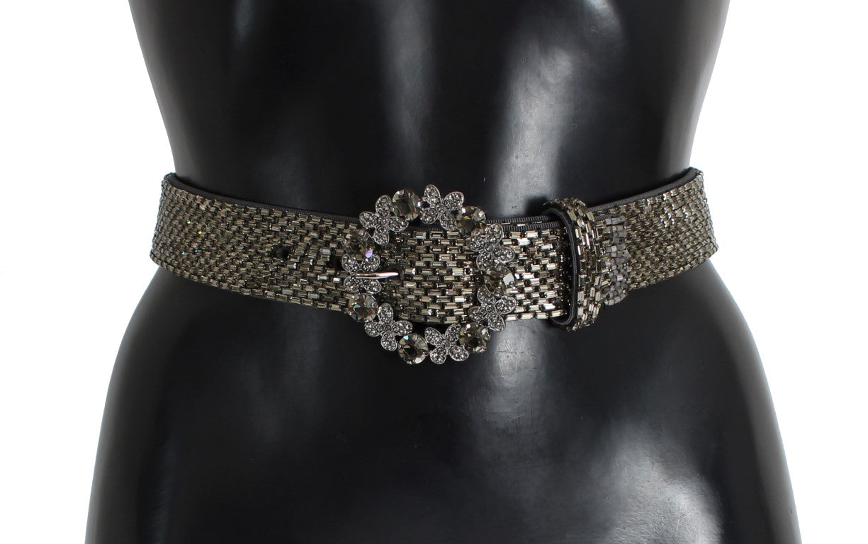 Dolce &amp; Gabbana Cinturón ancho con lentejuelas y adornos