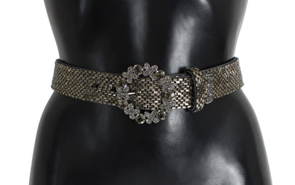 Dolce &amp; Gabbana Cinturón ancho con lentejuelas y adornos