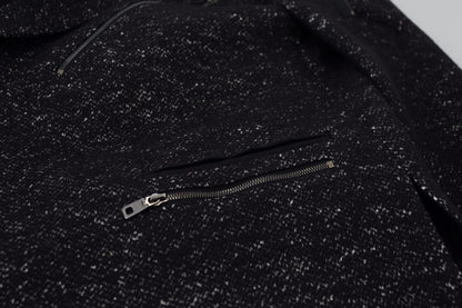 Dolce &amp; Gabbana Elegante chaqueta cruzada de lana estampada