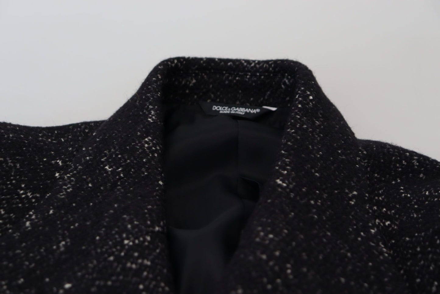 Dolce &amp; Gabbana Elegante chaqueta cruzada de lana estampada