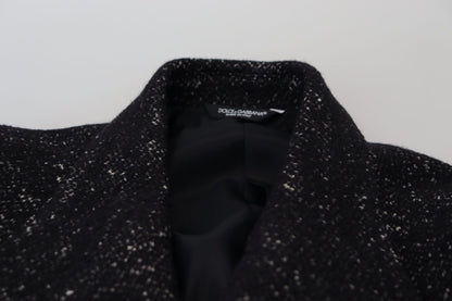 Dolce &amp; Gabbana Elegante chaqueta cruzada de lana estampada