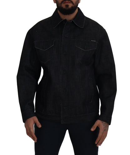 Dolce &amp; Gabbana Elegante chaqueta vaquera negra