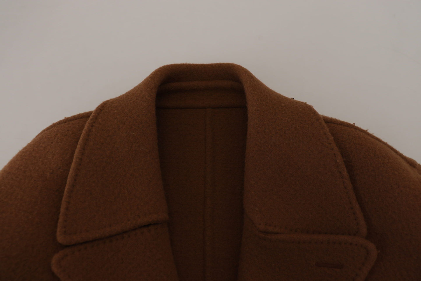 Dolce &amp; Gabbana Elegante chaqueta marrón cruzada