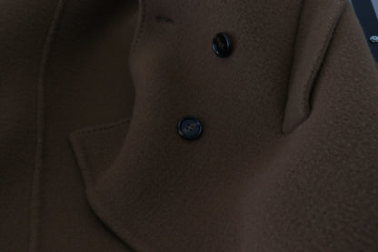 Dolce &amp; Gabbana Elegante chaqueta marrón cruzada