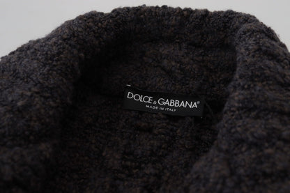 Dolce &amp; Gabbana Elegante abrigo cruzado de lana y cachemira