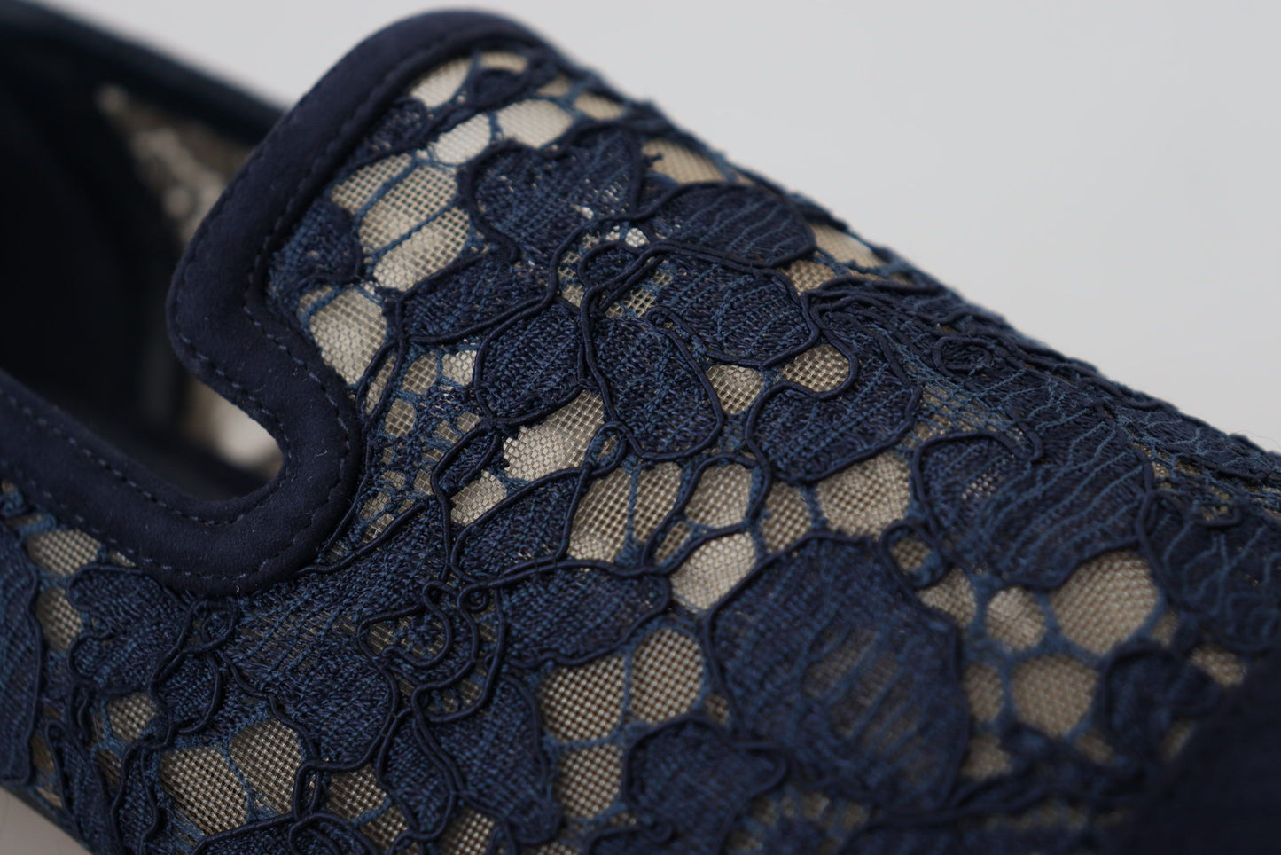 Dolce &amp; Gabbana Elegantes Mocasines Planos Azules - Summer Chic