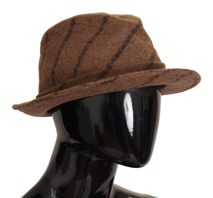 Dolce &amp; Gabbana Elegante sombrero Fedora de ala ancha