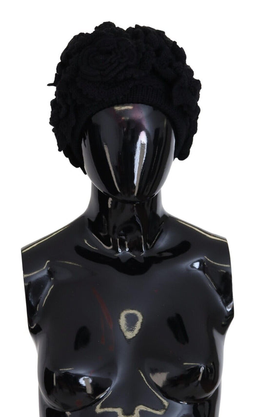 Dolce &amp; Gabbana Gorro elegante de lana virgen negro