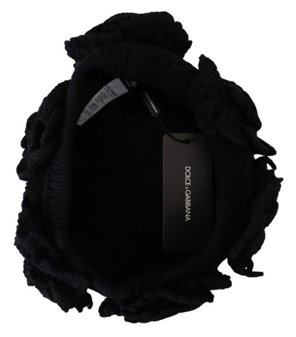 Dolce &amp; Gabbana Gorro elegante de lana virgen negro