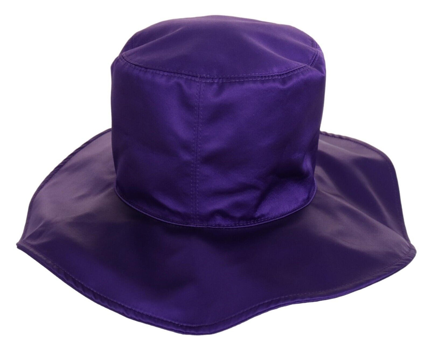 Dolce &amp; Gabbana Elegante sombrero de copa de seda morado