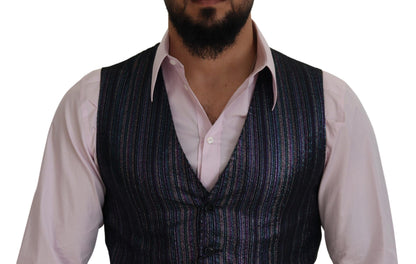 Dolce &amp; Gabbana Chaleco de vestir formal multicolor Mezcla de lujo