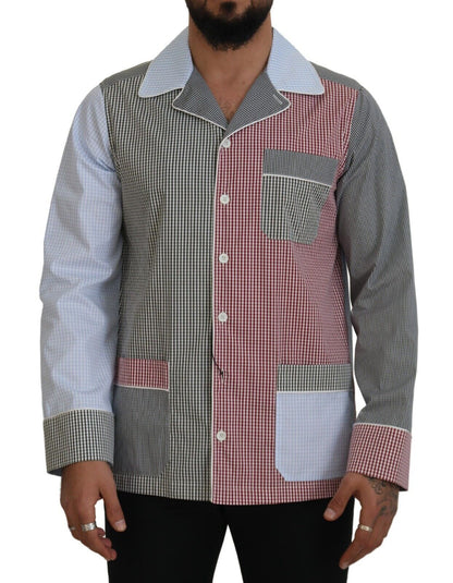 Dolce &amp; Gabbana Camisón con botones de algodón multicolor