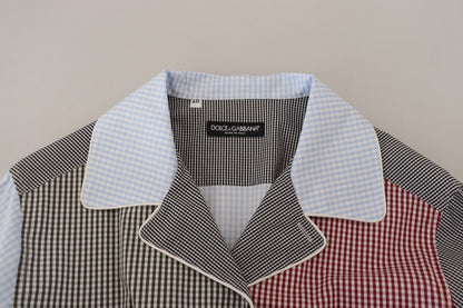 Dolce &amp; Gabbana Camisón con botones de algodón multicolor