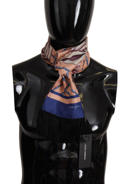 Bufanda Hombre Dolce &amp; Gabbana Elegant Silk - Accesorio de lujo multicolor