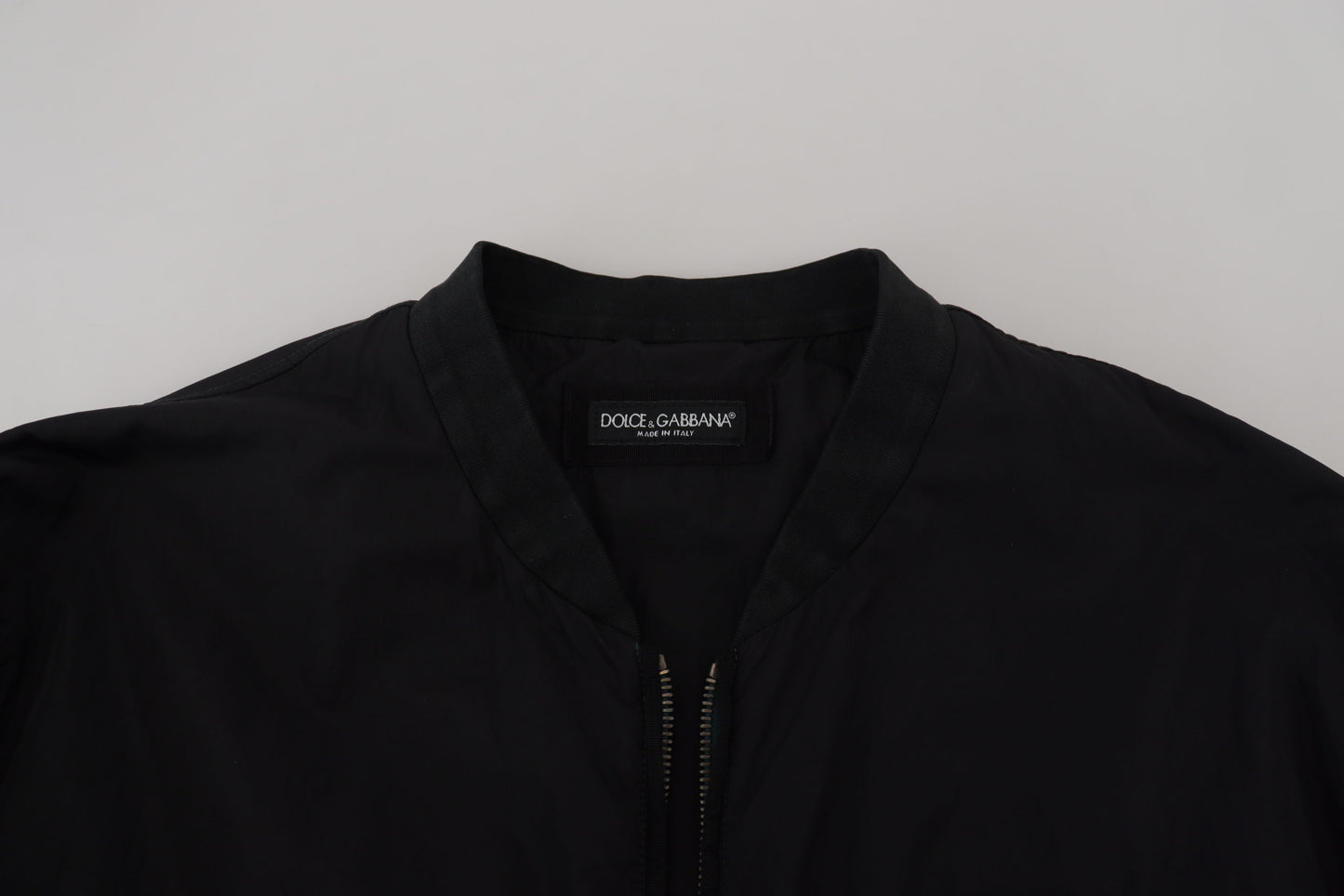 Dolce &amp; Gabbana Elegante cazadora bomber negra