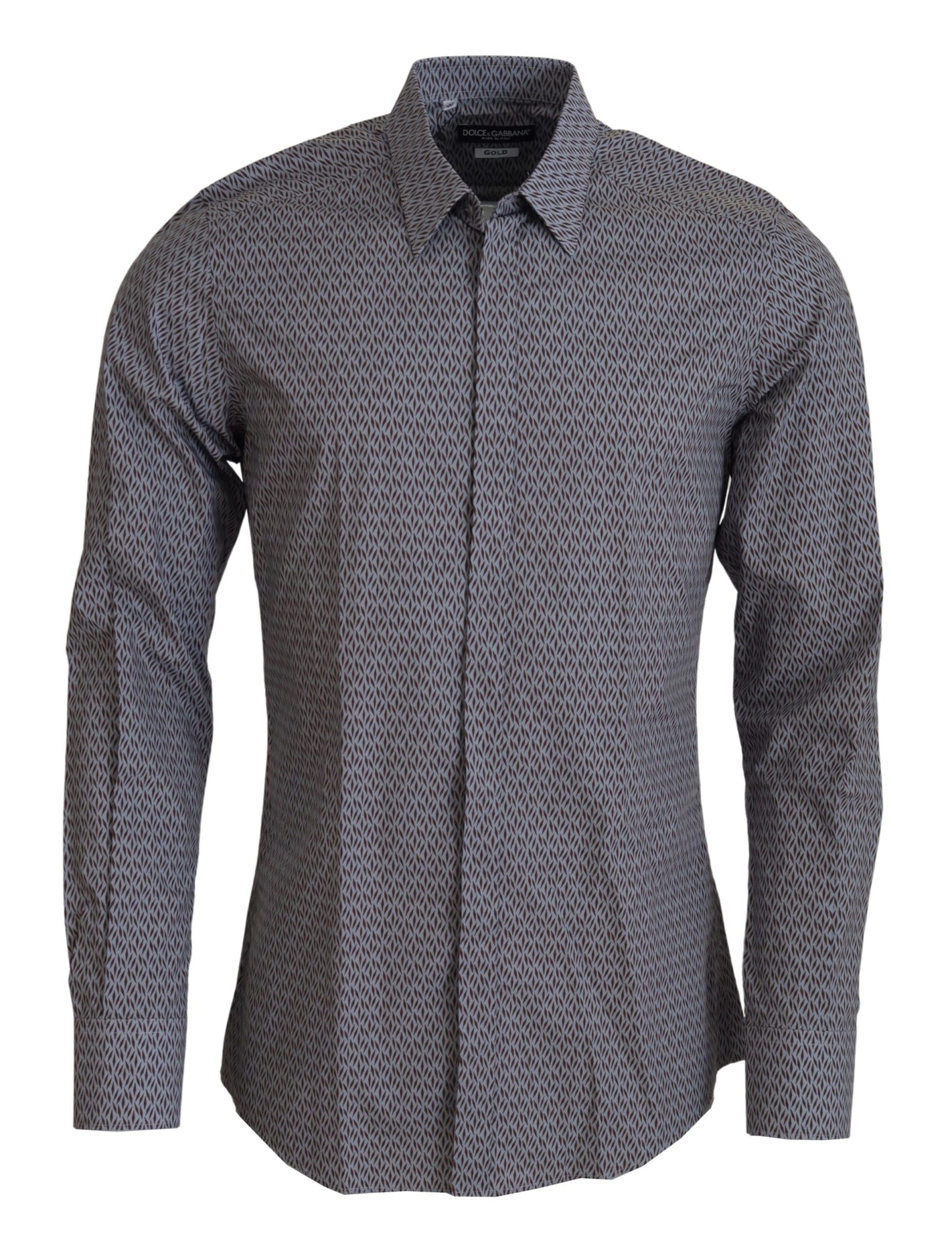 Dolce &amp; Gabbana Camisa formal de algodón elegante y ajustada
