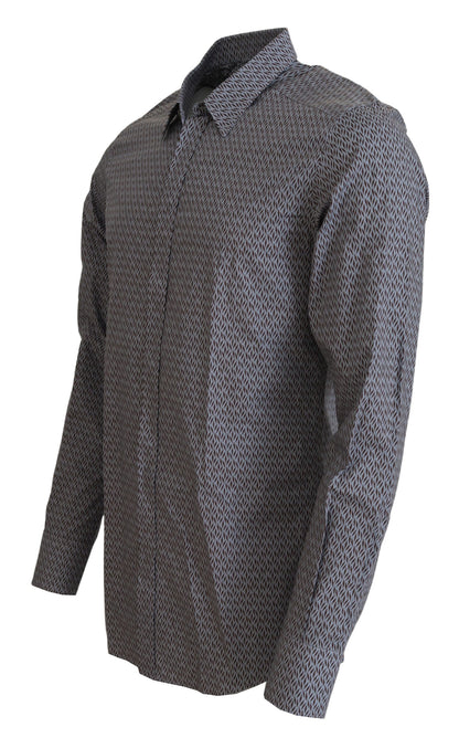 Dolce &amp; Gabbana Camisa formal de algodón elegante y ajustada