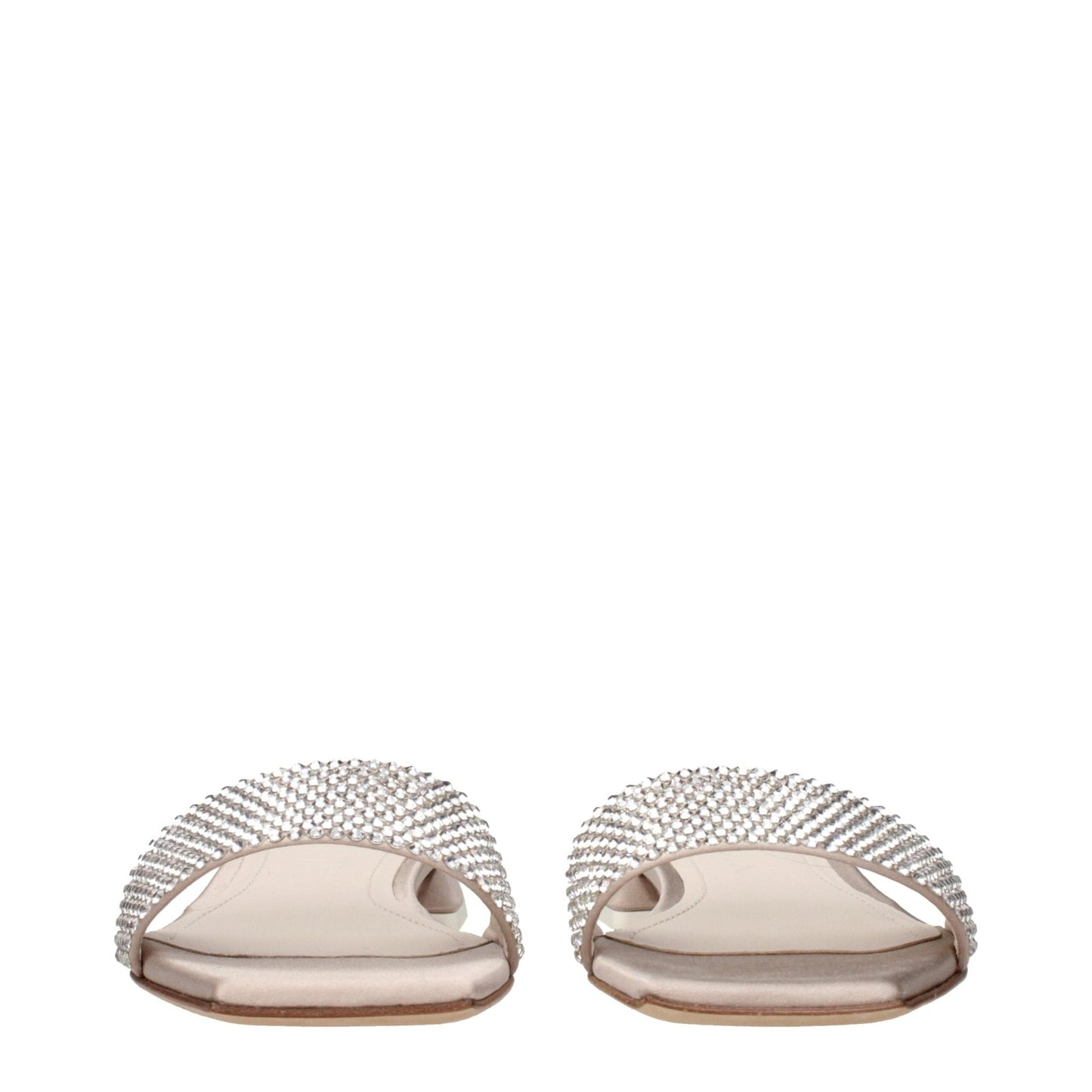 3Juin Beige Satin Slippers Sandals – EU35.5/US5.5 par 3Juin | Disponible sur Sandy Store ByNet