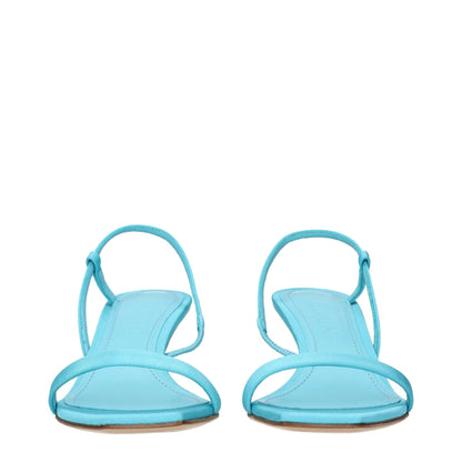 3Juin Blue Fabric Stiletto Heels Sandals – EU36.5/US6.5 par 3Juin | Disponible sur Sandy Store ByNet