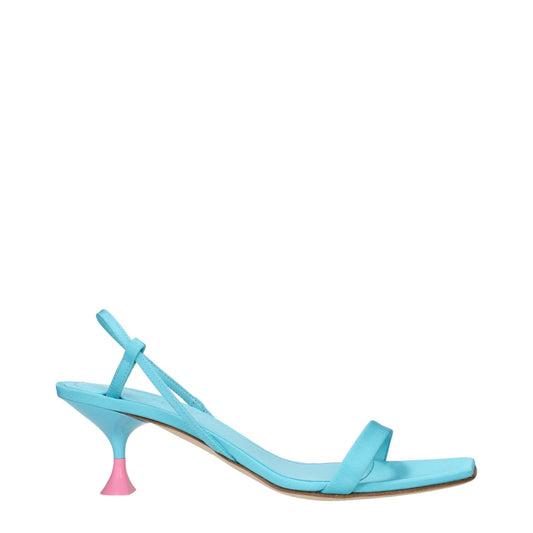 3Juin Blue Fabric Stiletto Heels Sandals – EU36.5/US6.5 par 3Juin | Disponible sur Sandy Store ByNet