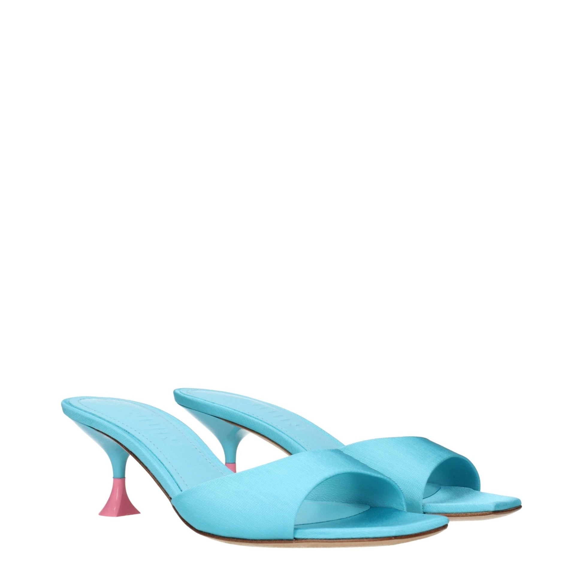 3Juin Blue Fabric Stiletto Heels Sandals – EU36/US6 par 3Juin | Disponible sur Sandy Store ByNet