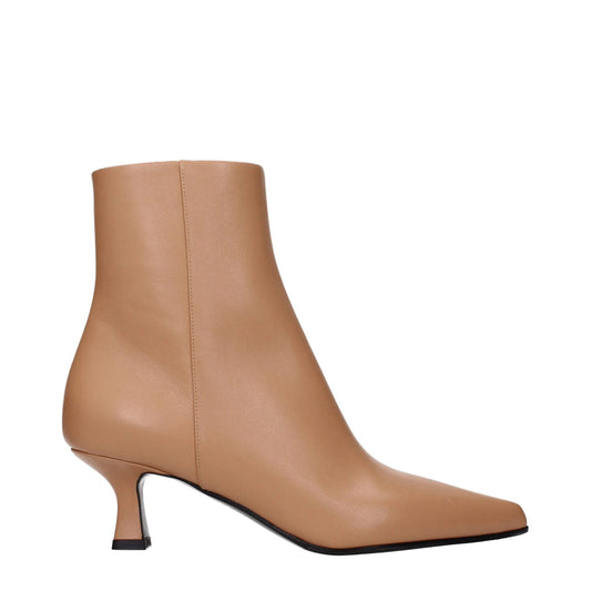 3Juin Brown Leather Ankle Boots – EU37.5/US7.5 par 3Juin | Disponible sur Sandy Store ByNet